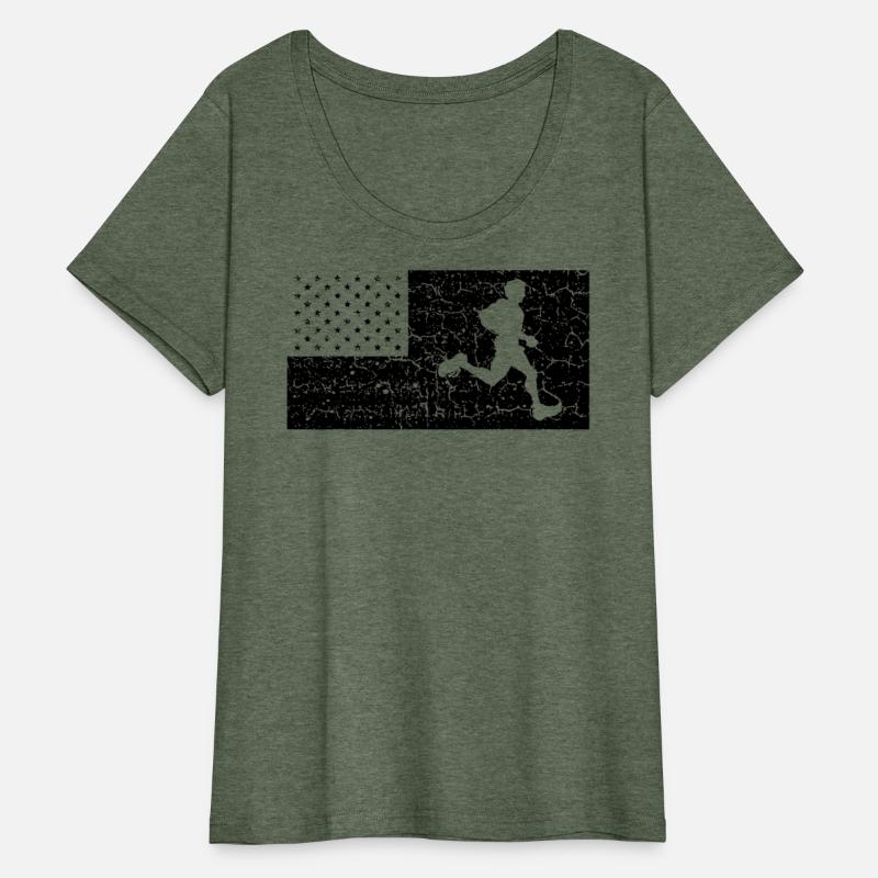 American Flag Running Gift