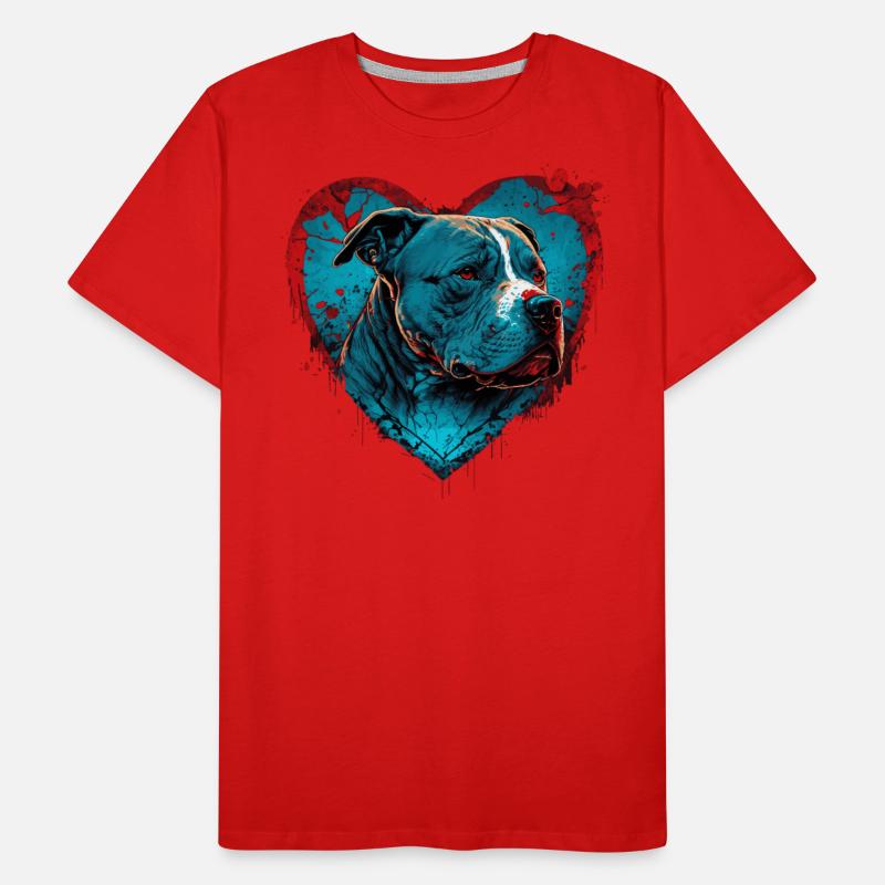 American Staffordshire Terrier Heart