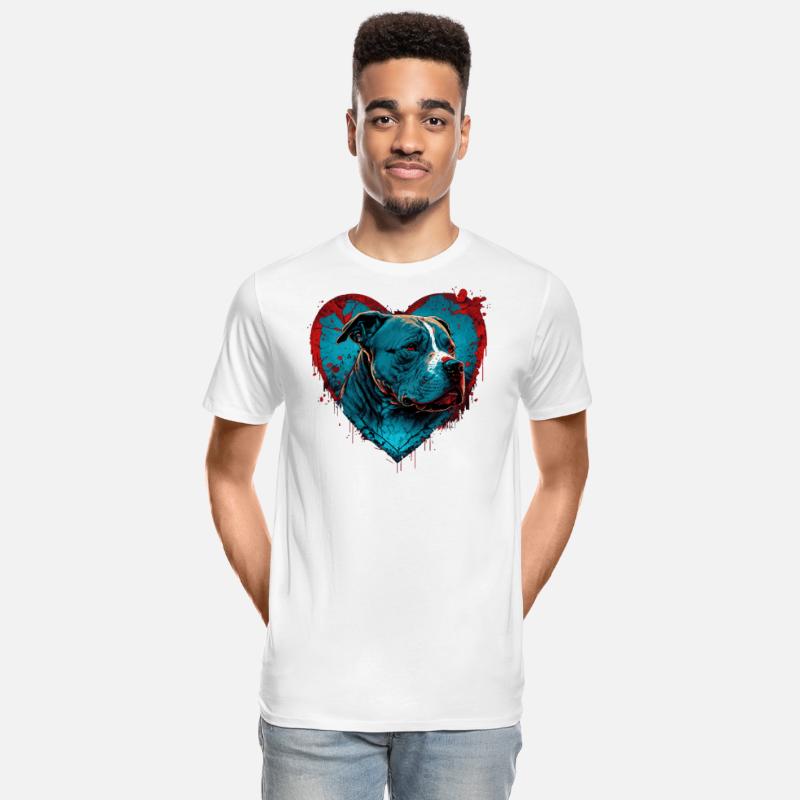 American Staffordshire Terrier Heart