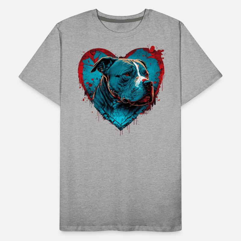 American Staffordshire Terrier Heart