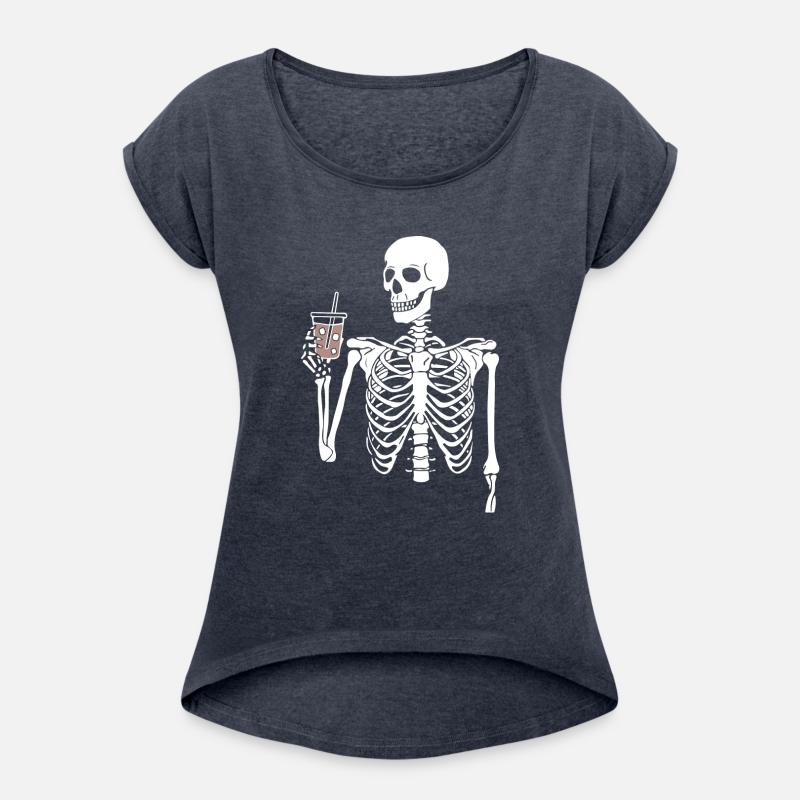 American traditional skull, skeleton