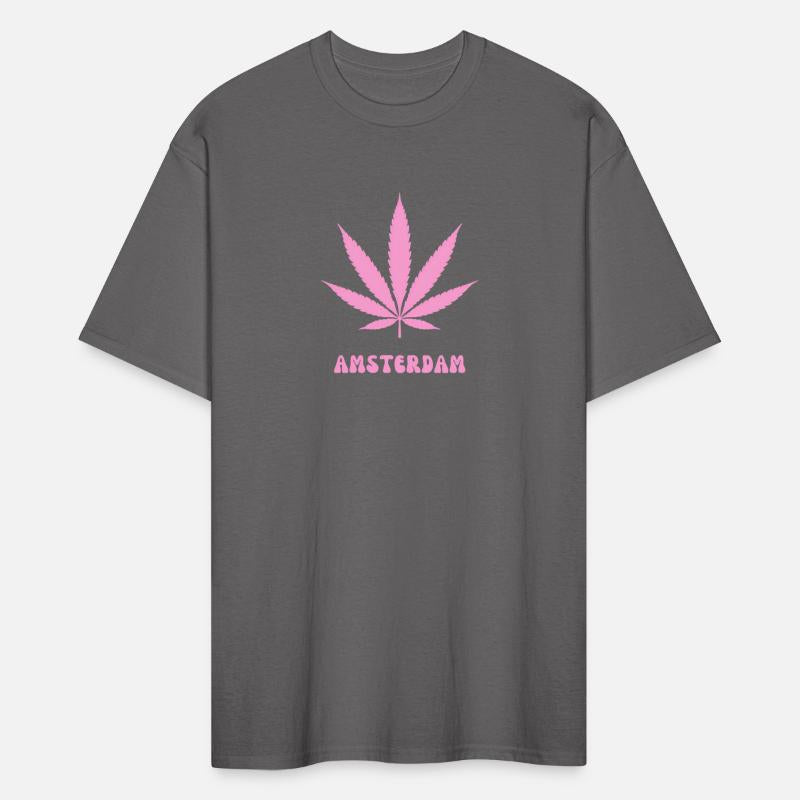 Amsterdam K Pot Leaf 420 Retro Groovy 70S Weed