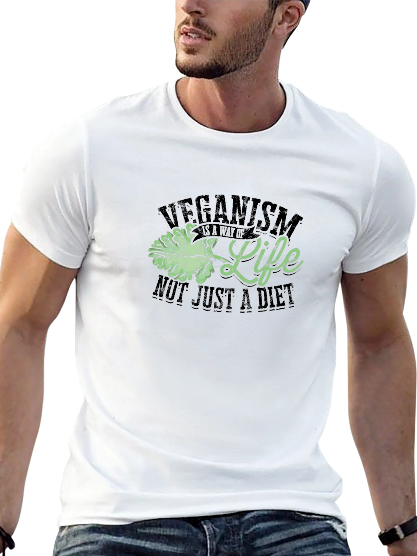 Veganism is Life T-Shirt - Not Just A Diet