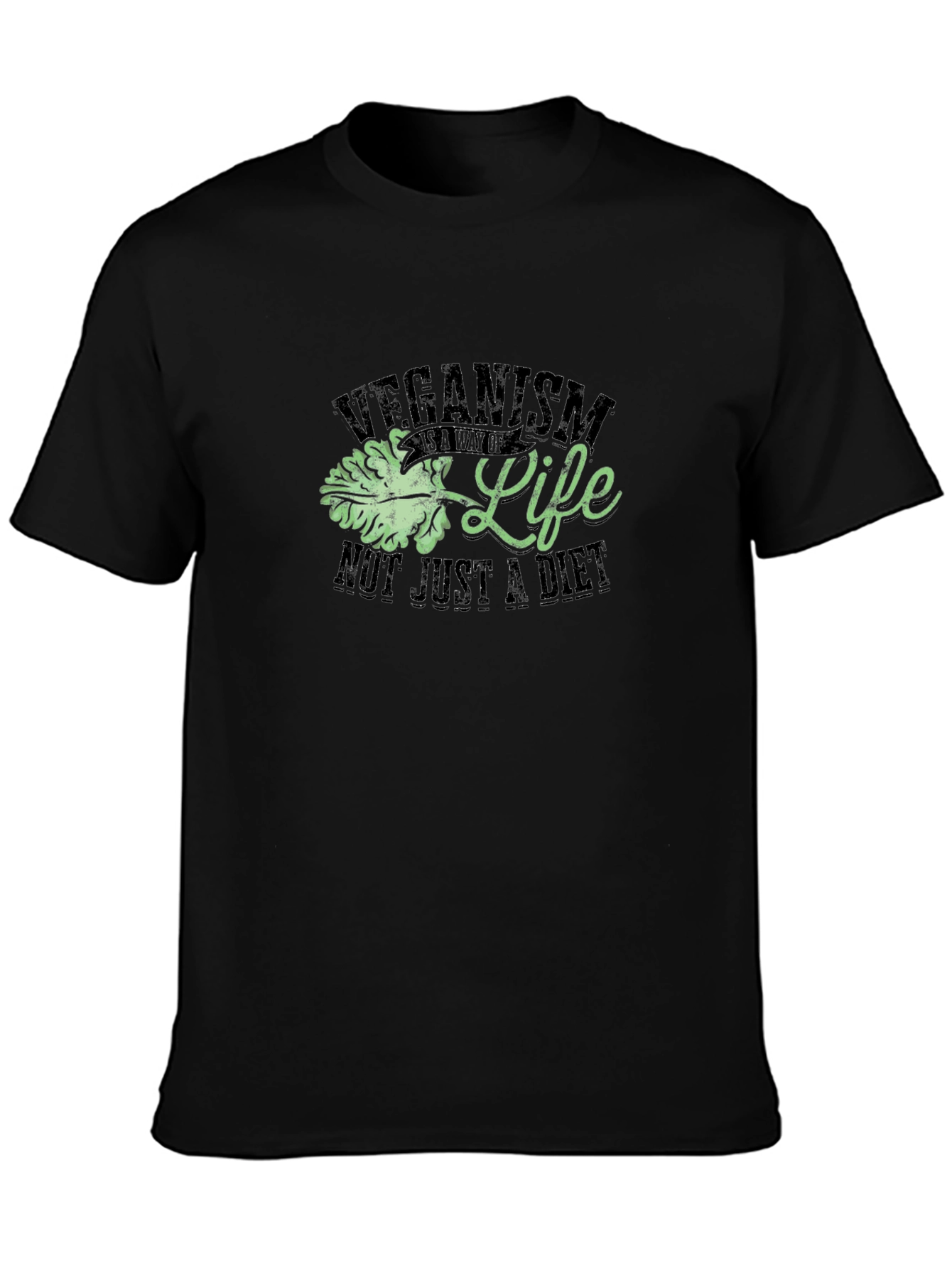 Veganism is Life T-Shirt - Not Just A Diet