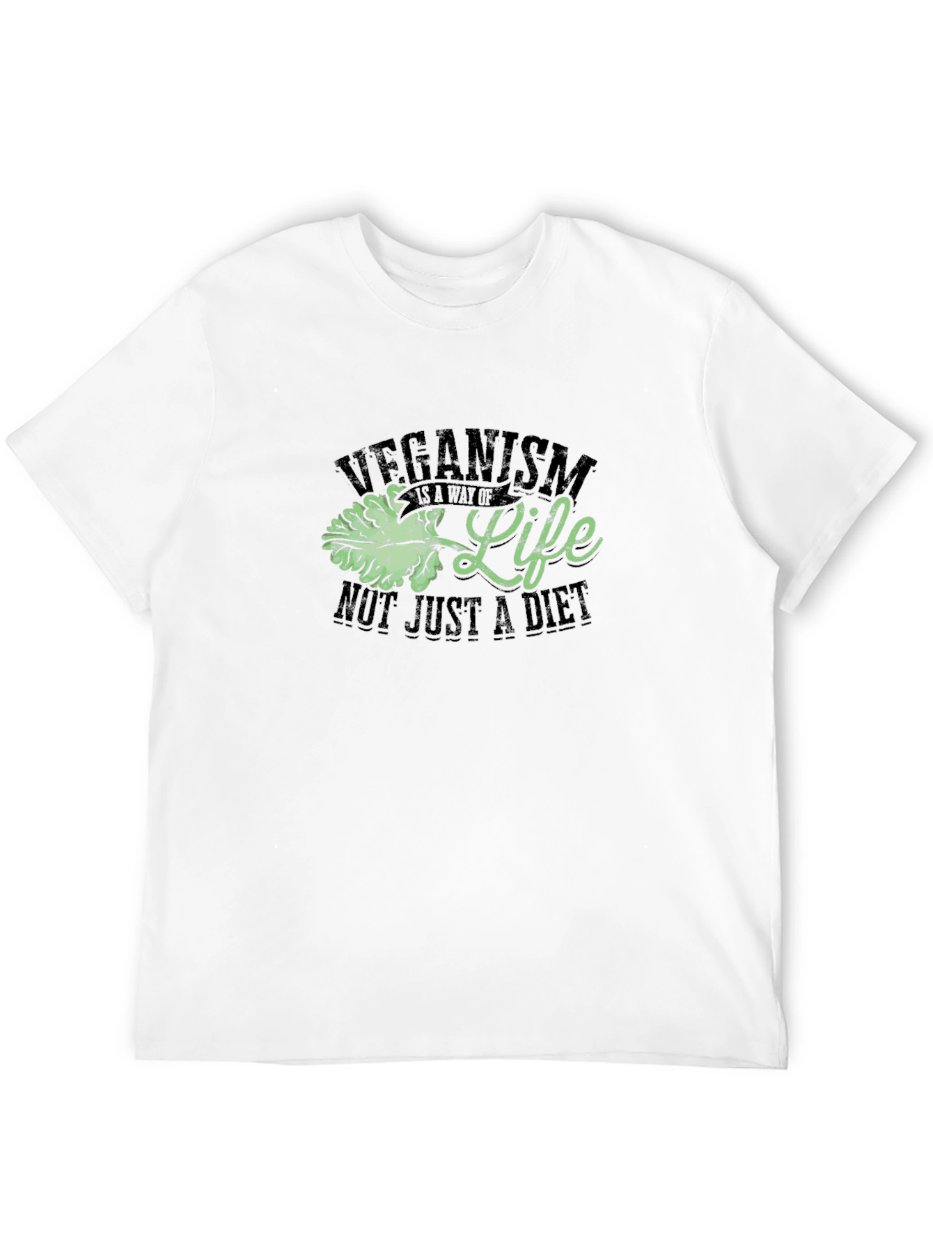 Veganism is Life T-Shirt - Not Just A Diet