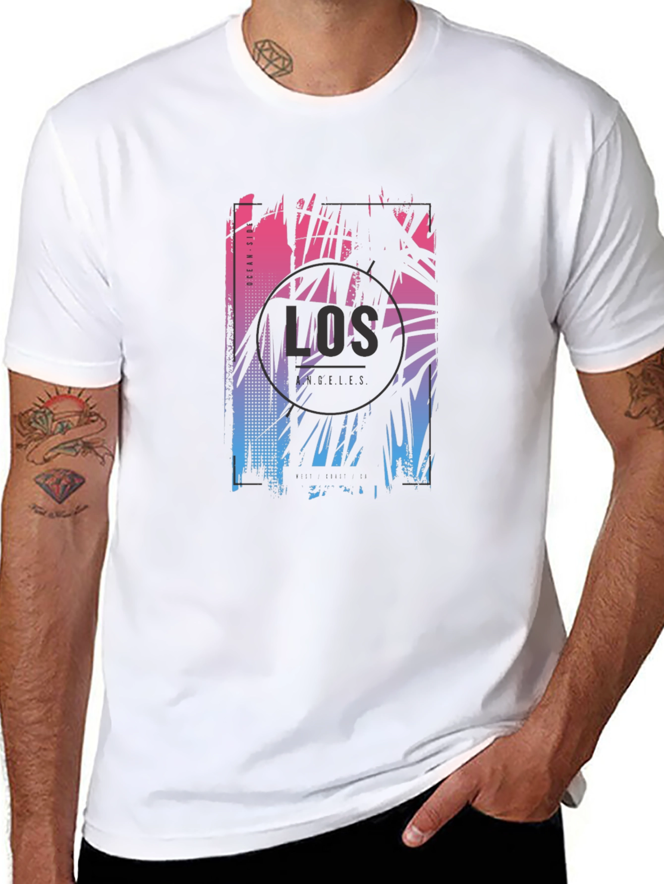 Los Angeles Palms T-Shirt - Stylish Graphic Tee