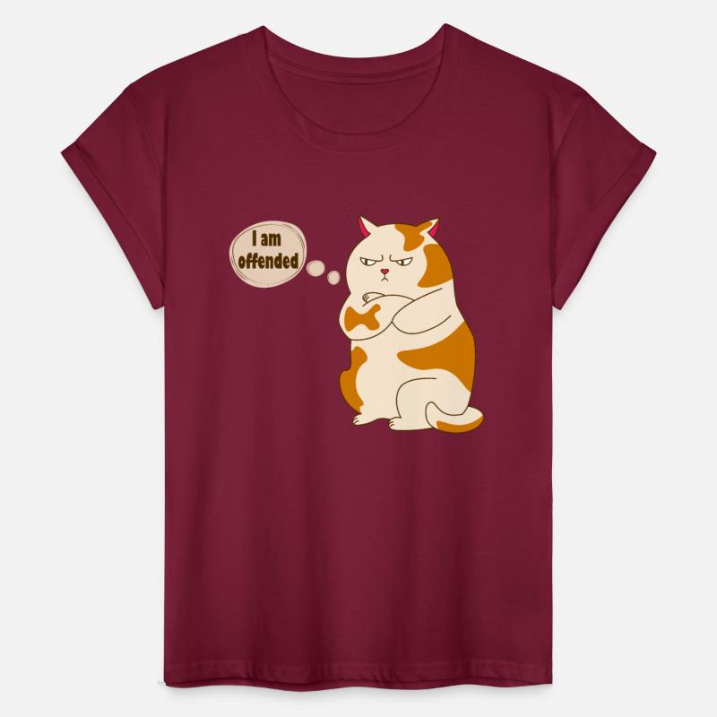 Angry chonky cat says I am offended