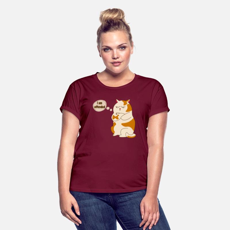 Angry chonky cat says I am offended