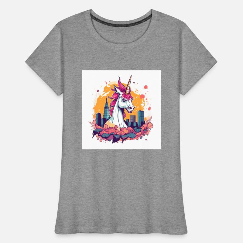 Angry Monster Unicorn Destroy The City