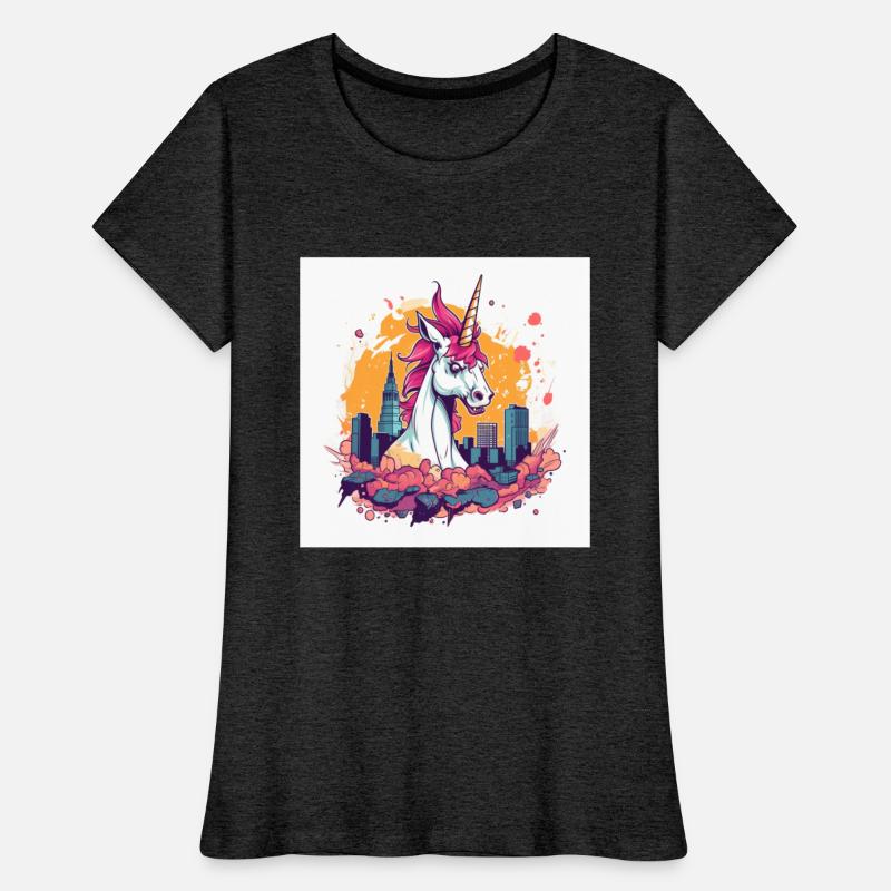 Angry Monster Unicorn Destroy The City