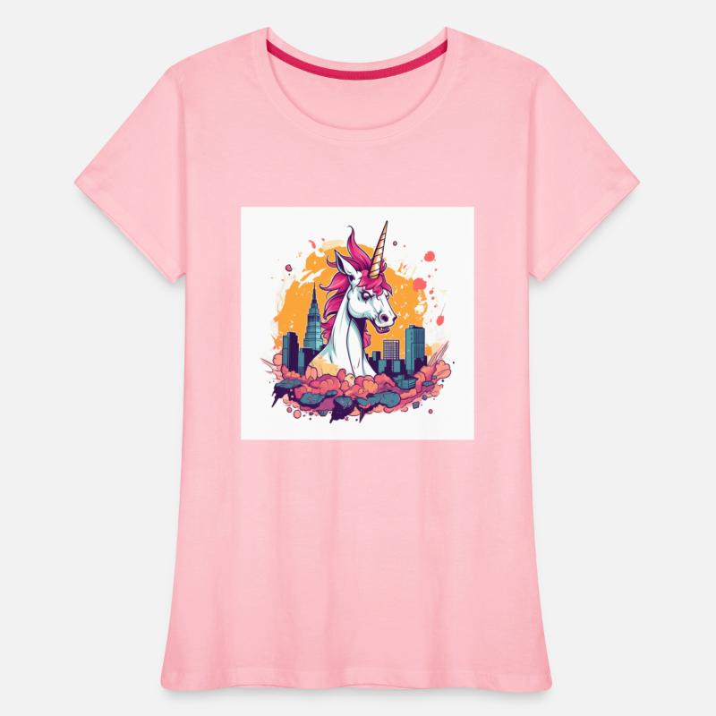 Angry Monster Unicorn Destroy The City