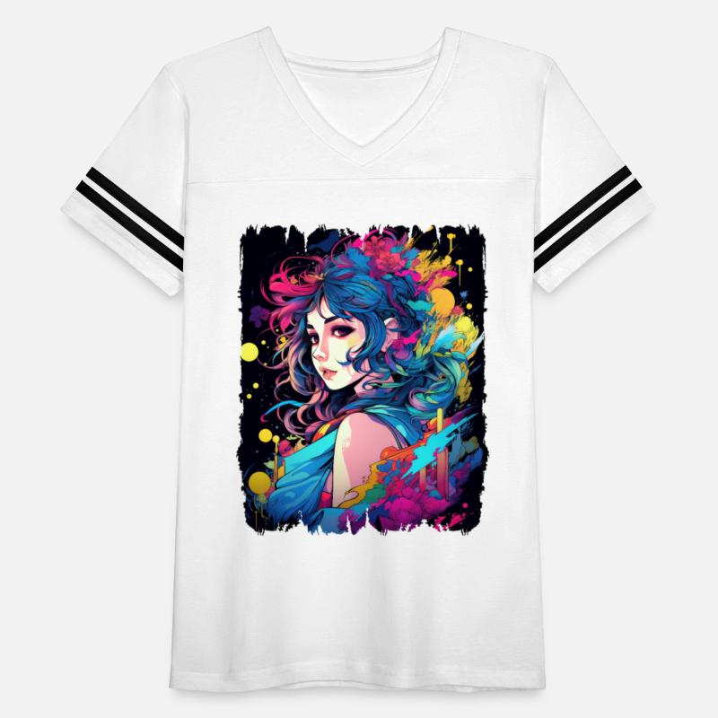 Anime blue hair girl