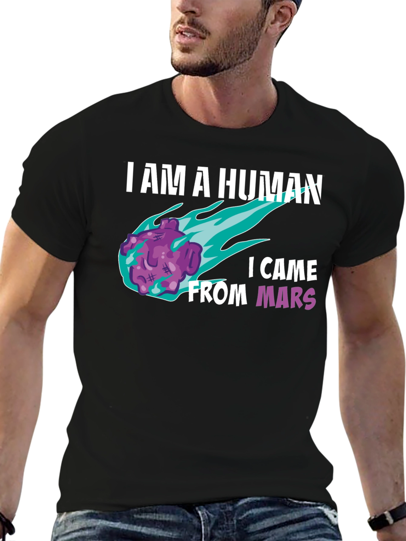 I am a Human From Mars T-Shirt