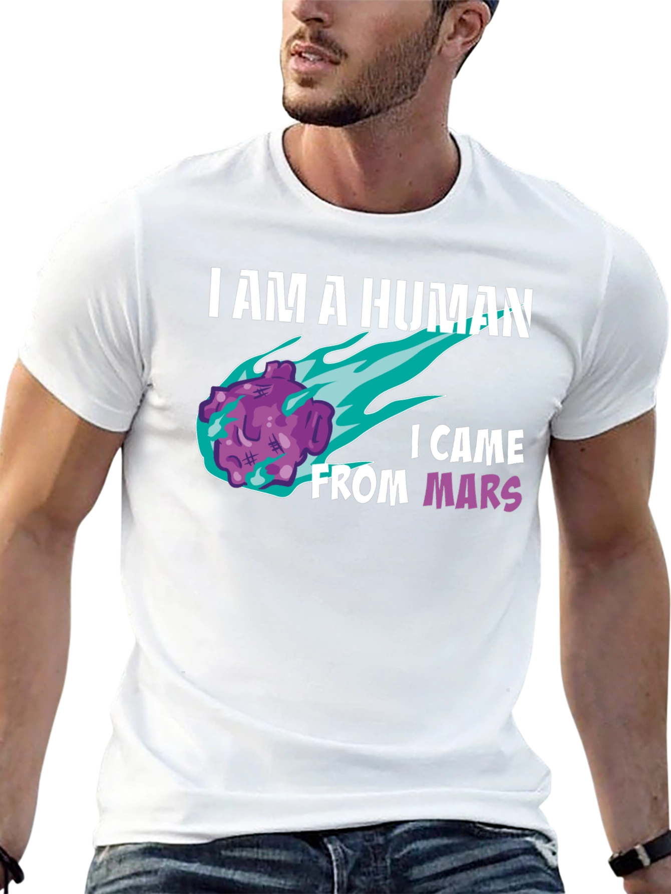 I am a Human From Mars T-Shirt