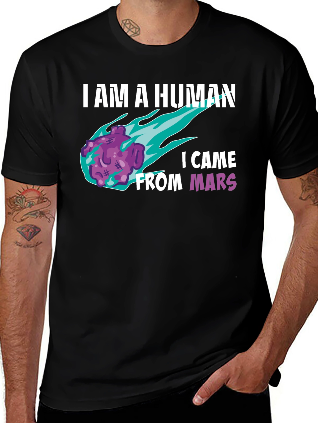 I am a Human From Mars T-Shirt