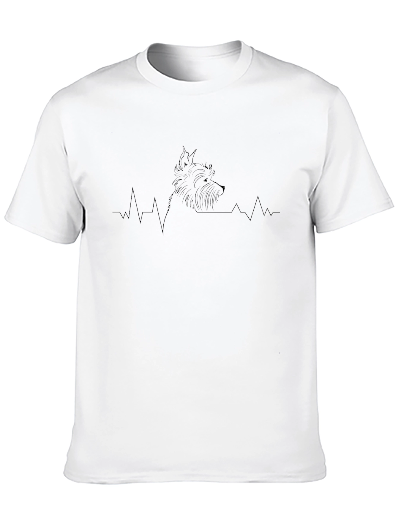 Yorkie Heartbeat T-Shirt - Dog Lover Tee