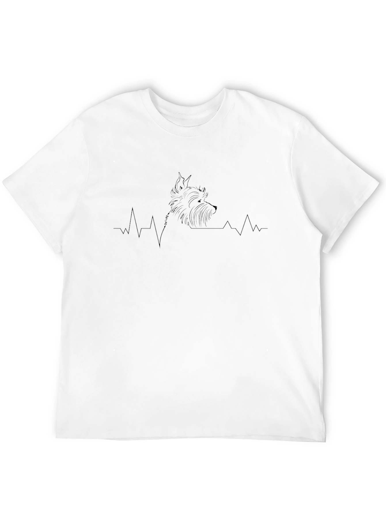 Yorkie Heartbeat T-Shirt - Dog Lover Tee