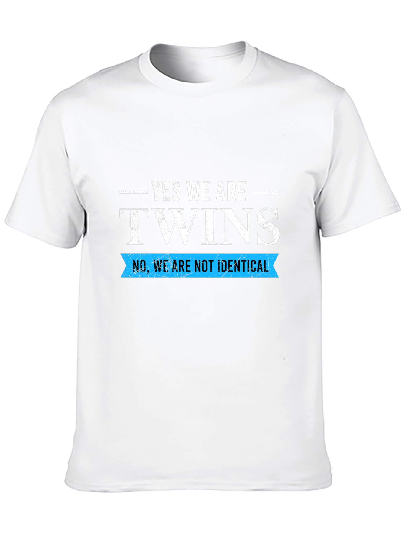 Yes We Are Twins T-Shirt - Novelty Tee
