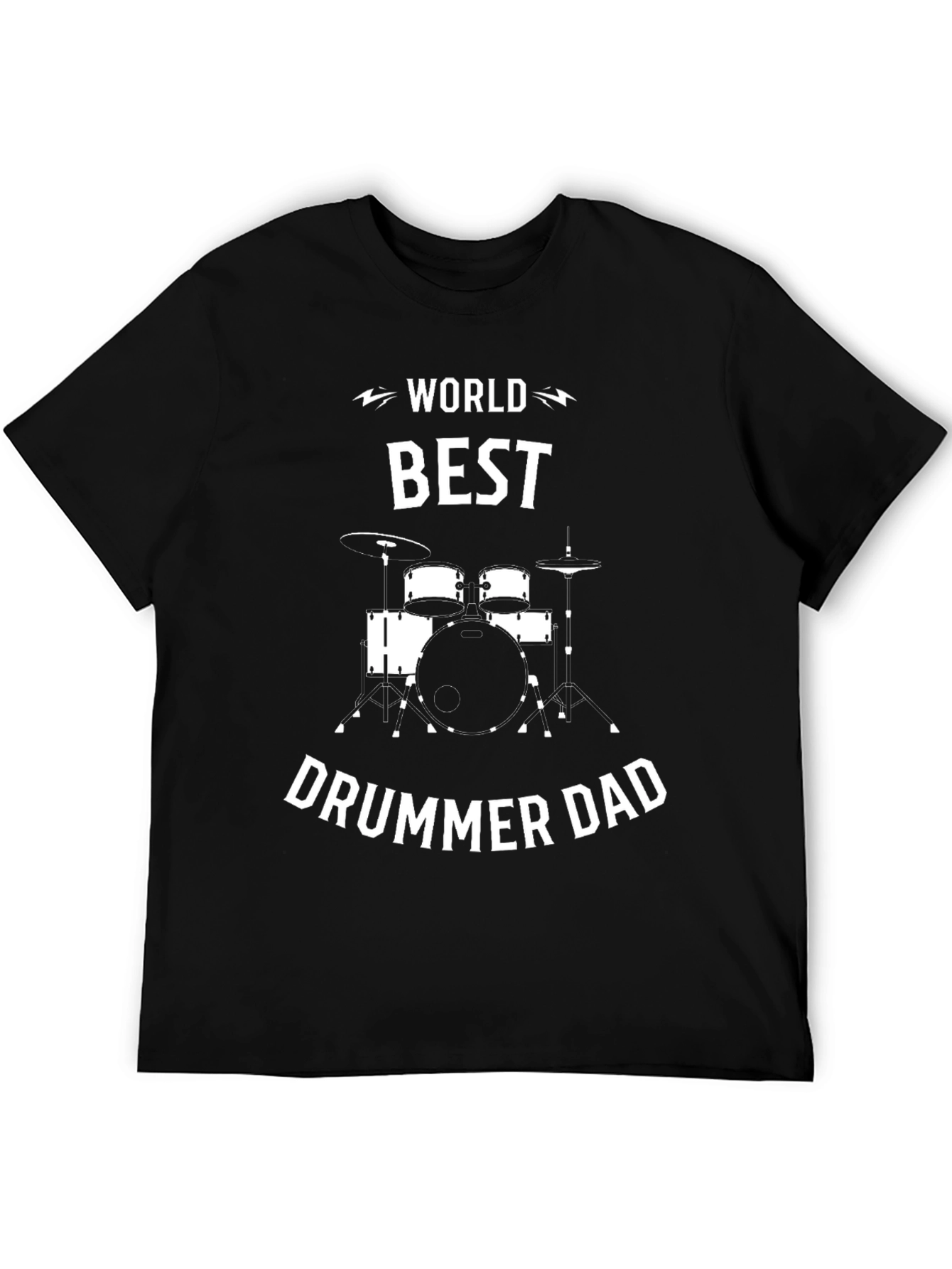 Worlds Best Drummer Dad T-Shirt