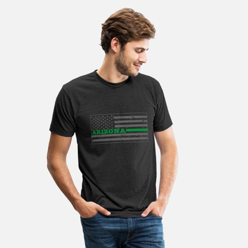 Arizona Military Border Patrol Shirt Thin Green Line