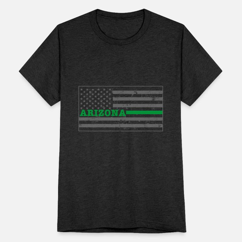 Arizona Military Border Patrol Shirt Thin Green Line
