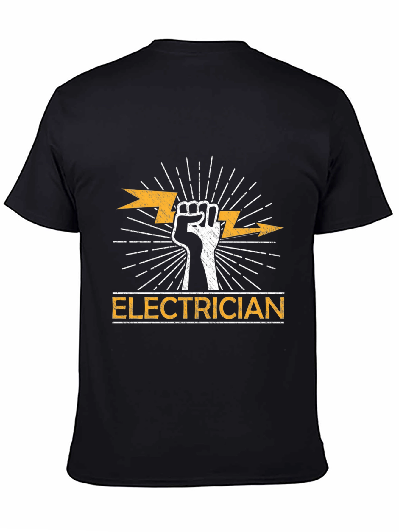 Electrician T-Shirt: Power Fist Graphic Tee