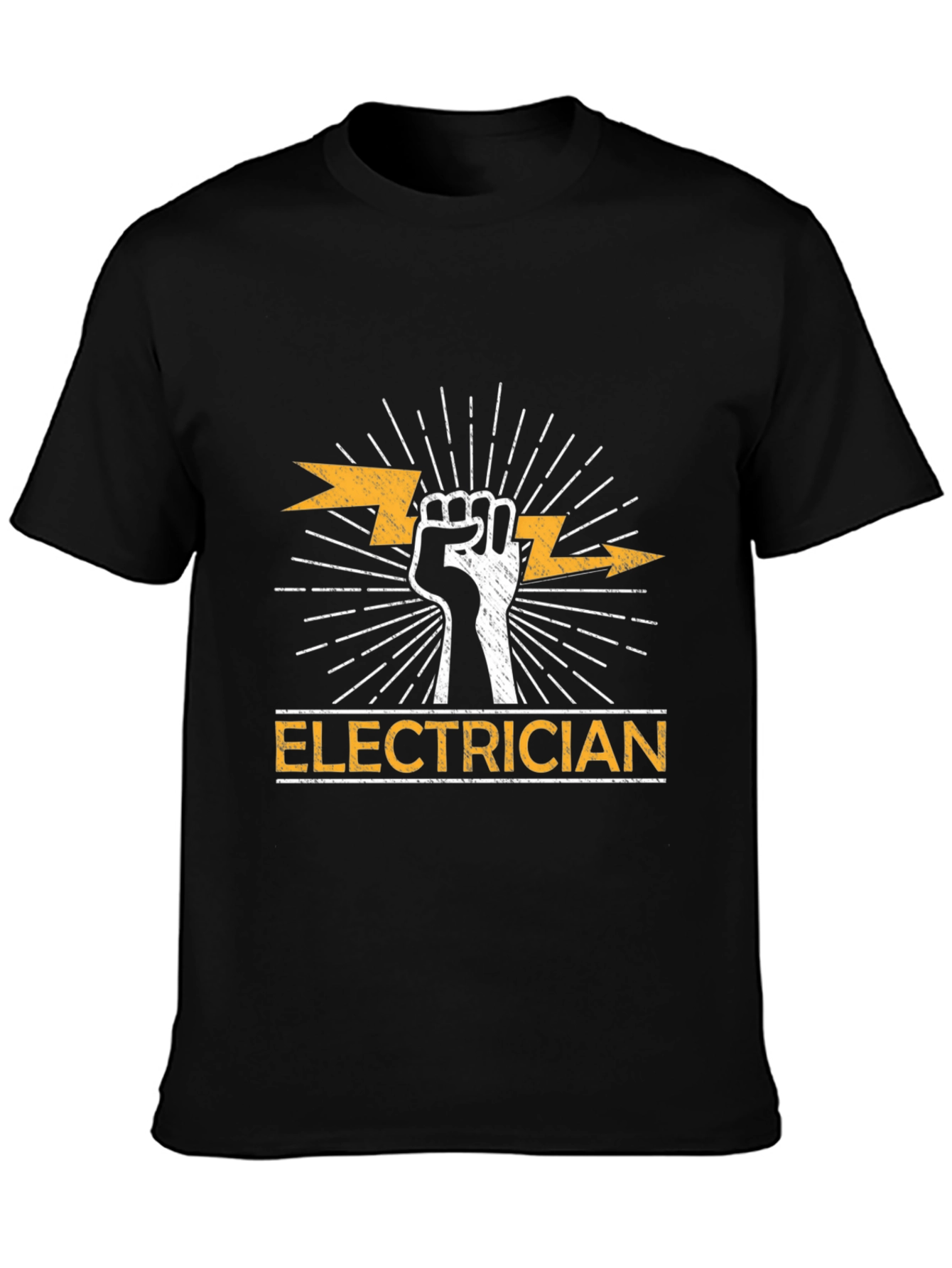 Electrician T-Shirt: Power Fist Graphic Tee