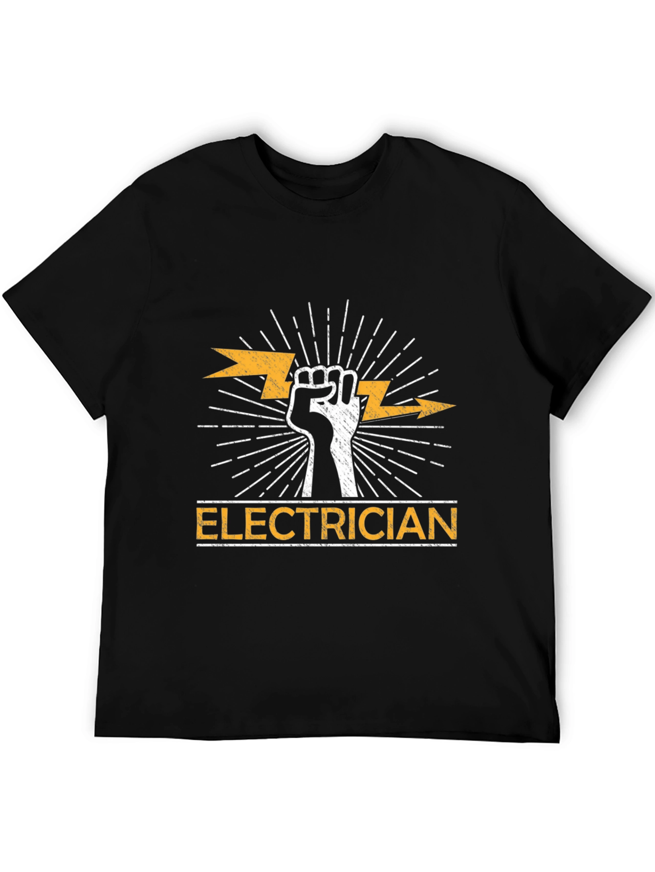 Electrician T-Shirt: Power Fist Graphic Tee