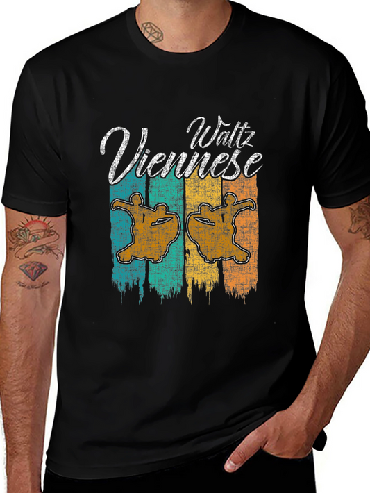 Viennese Waltz Retro Graphic T-Shirt