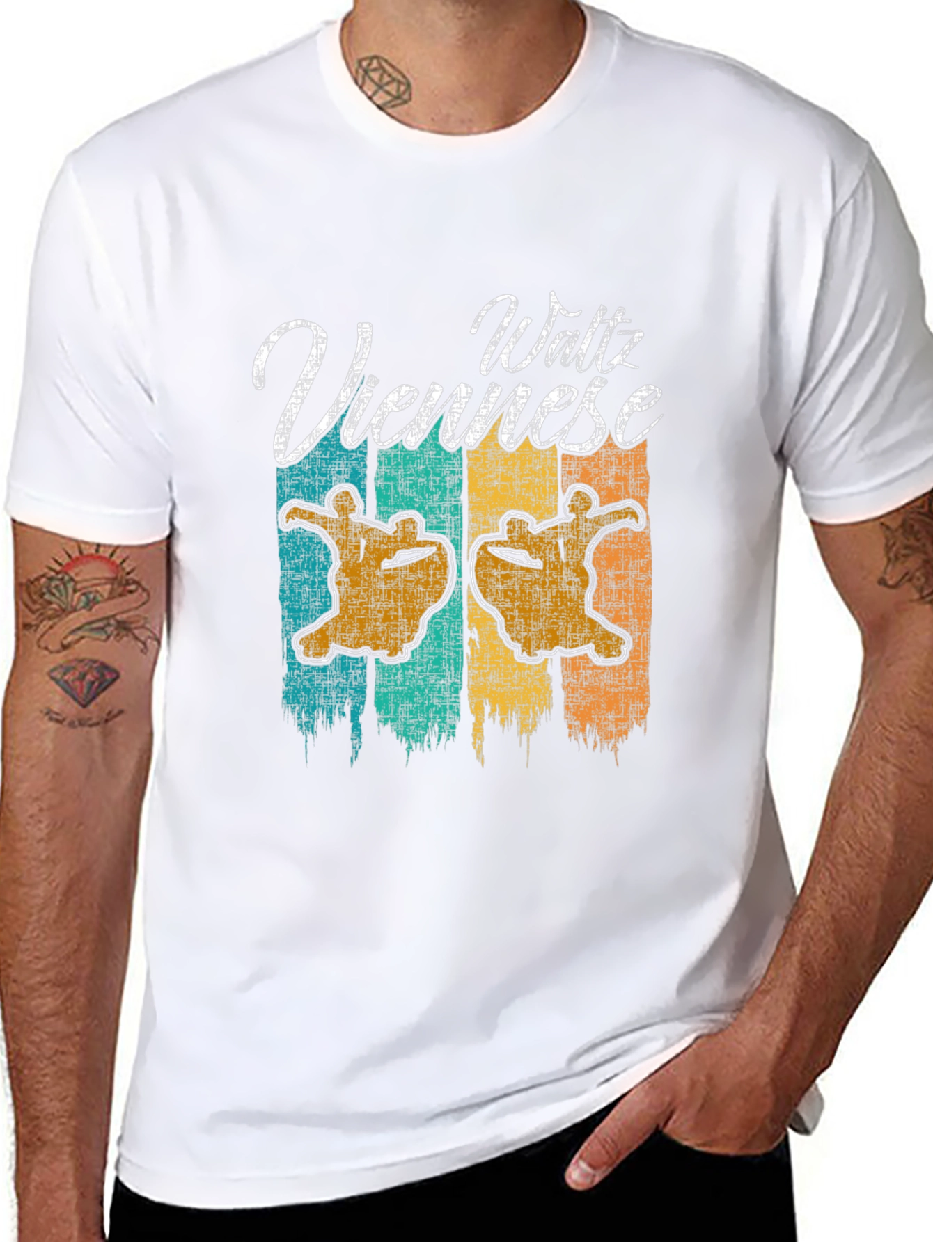 Viennese Waltz Retro Graphic T-Shirt