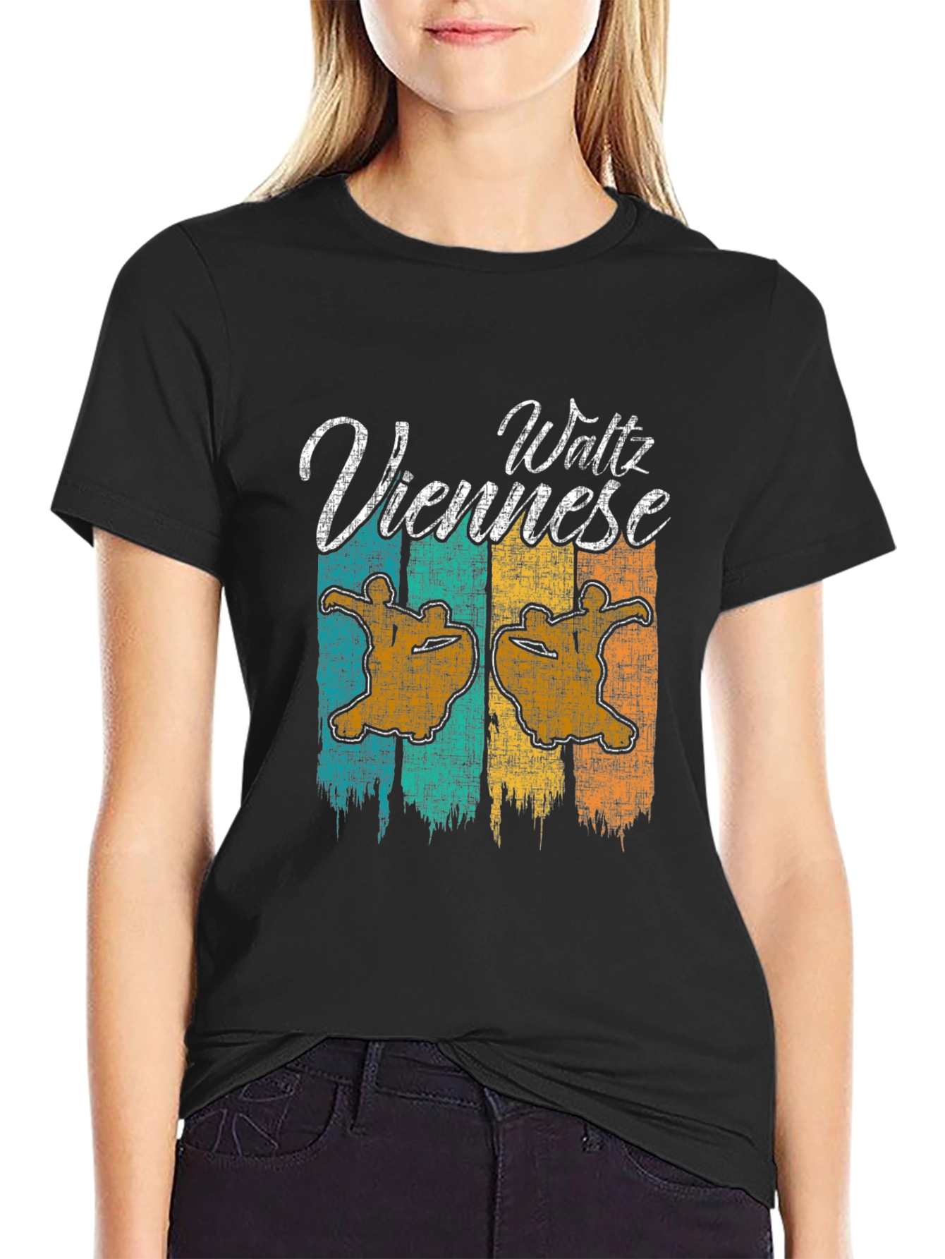 Viennese Waltz Retro Graphic T-Shirt