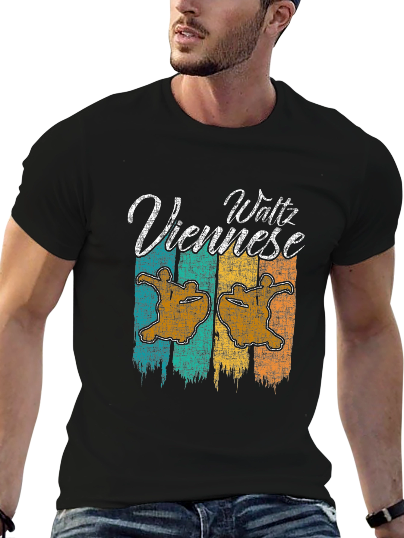 Viennese Waltz Retro Graphic T-Shirt