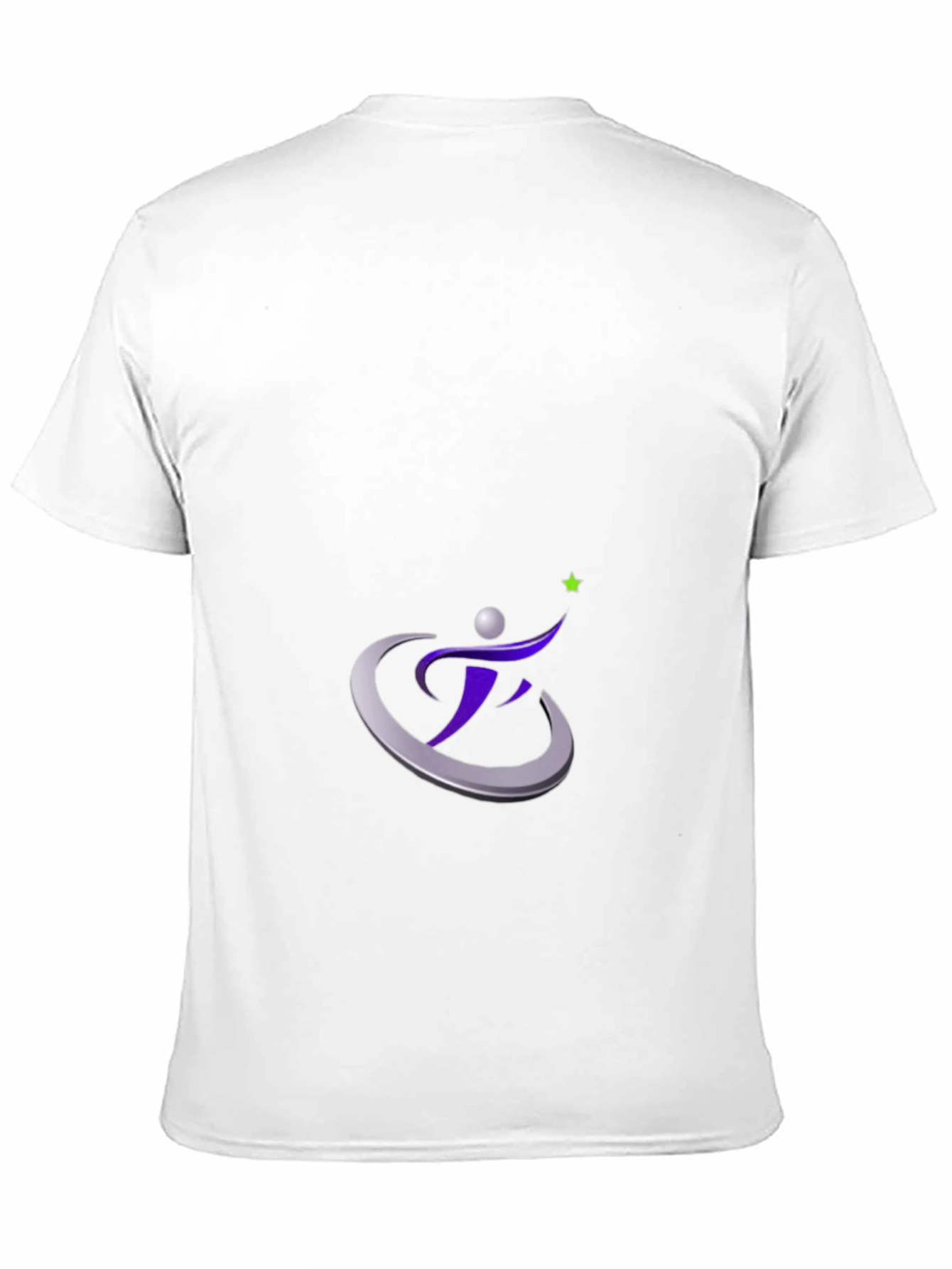 Stylish Black T-Shirt with Motivational Star Design