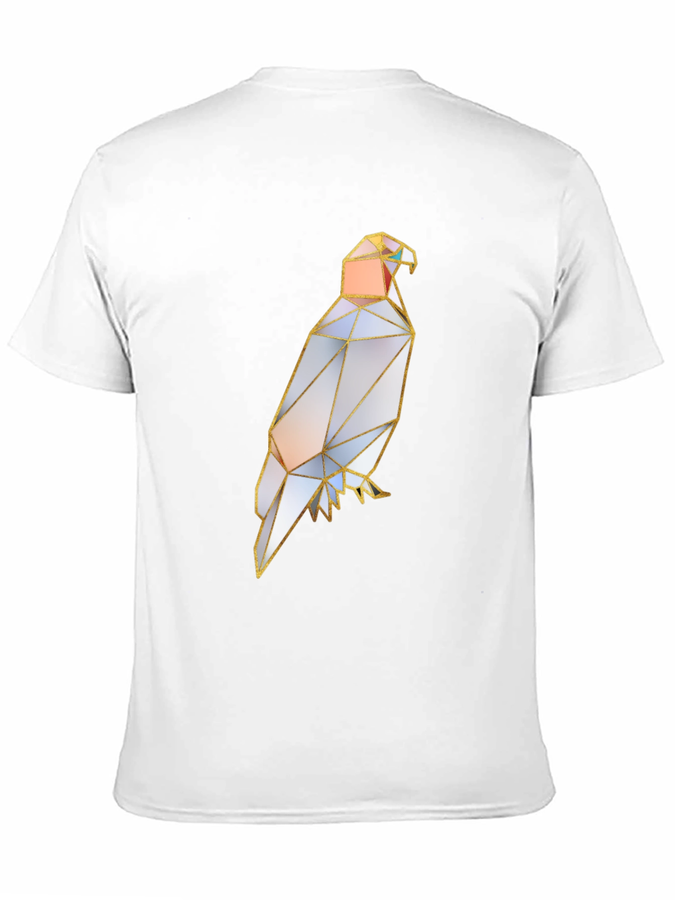 Geometric Eagle Graphic Tee - Stylish Mens T-Shirt