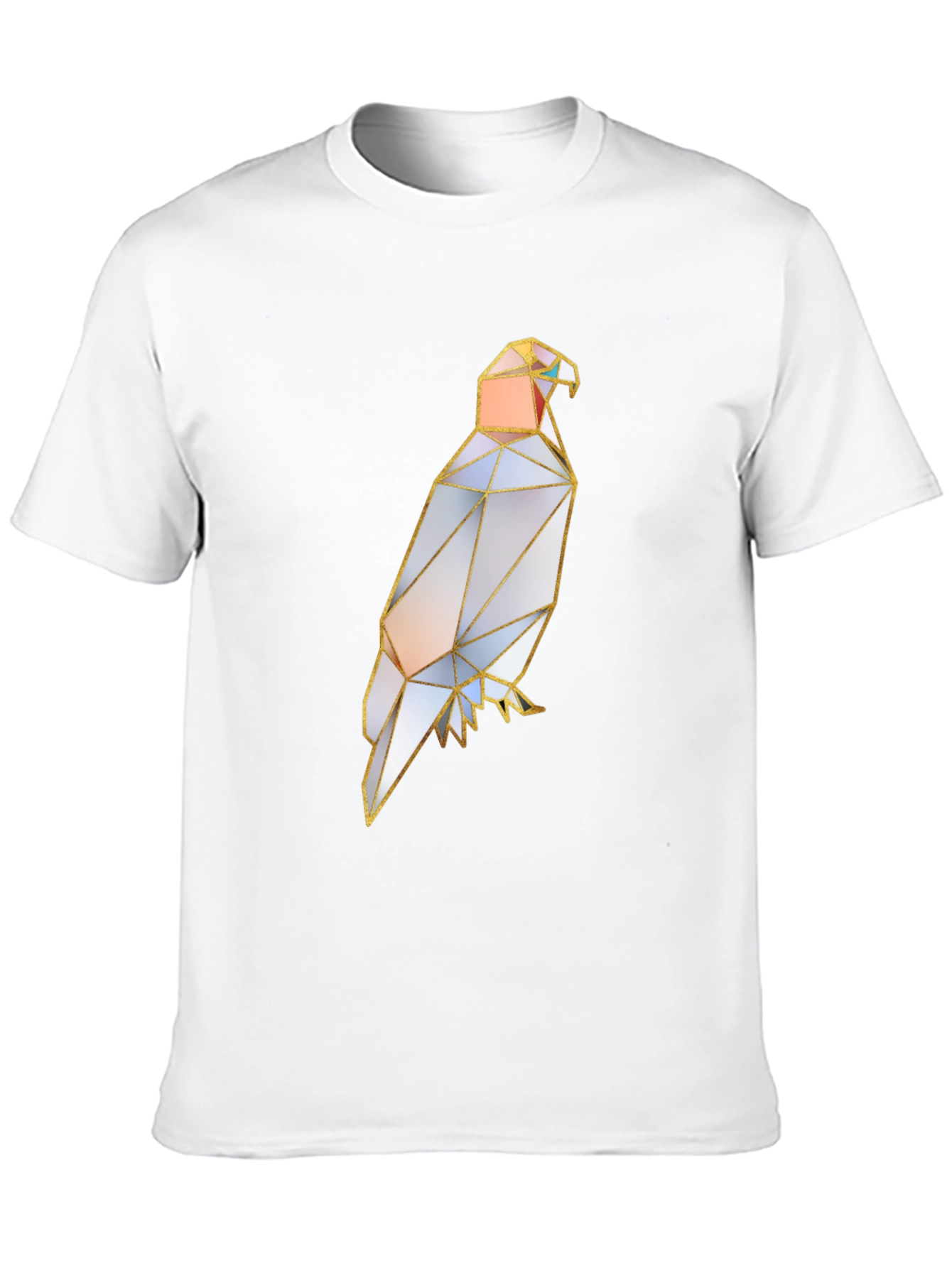 Geometric Eagle Graphic Tee - Stylish Mens T-Shirt