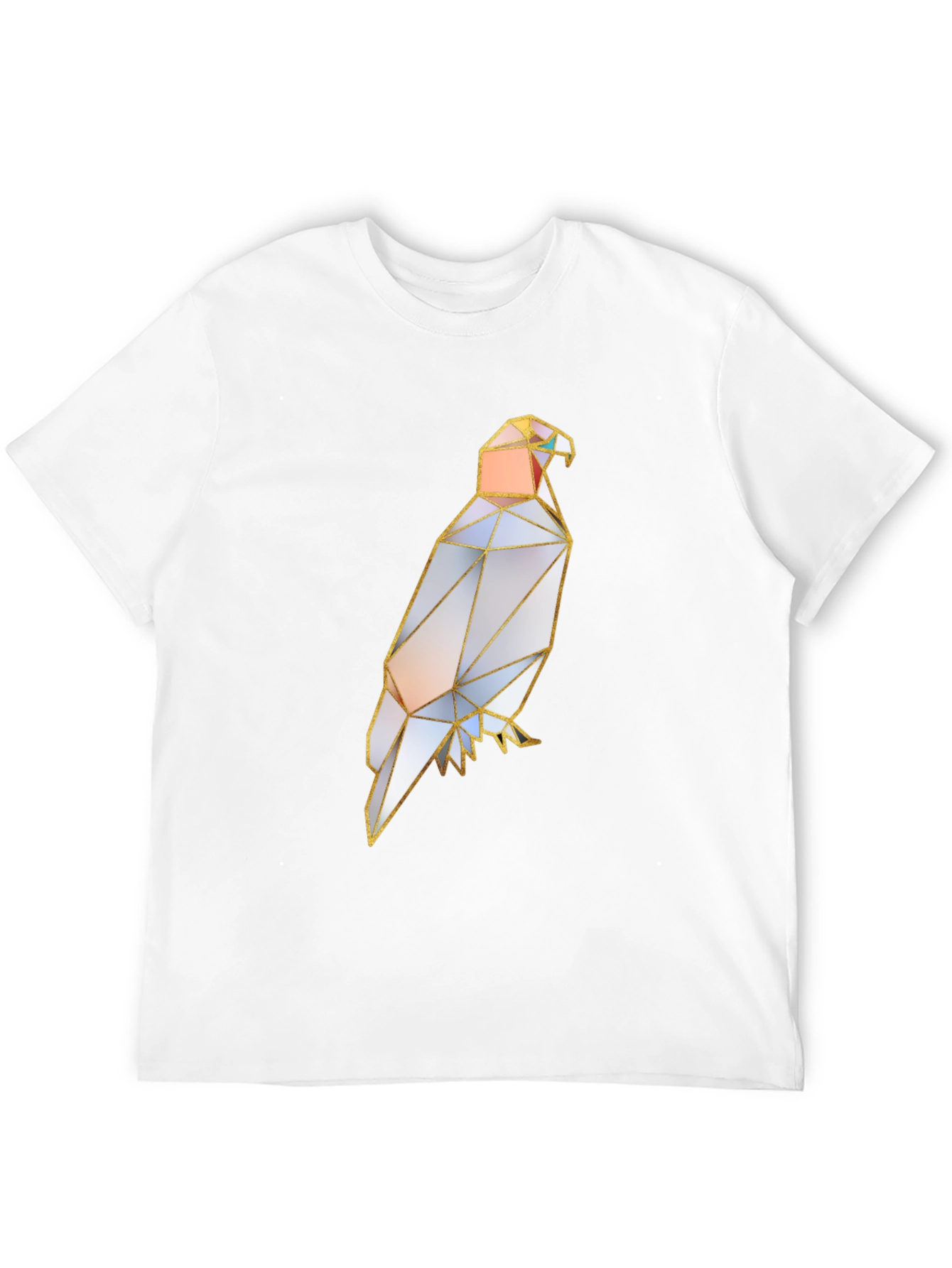 Geometric Eagle Graphic Tee - Stylish Mens T-Shirt