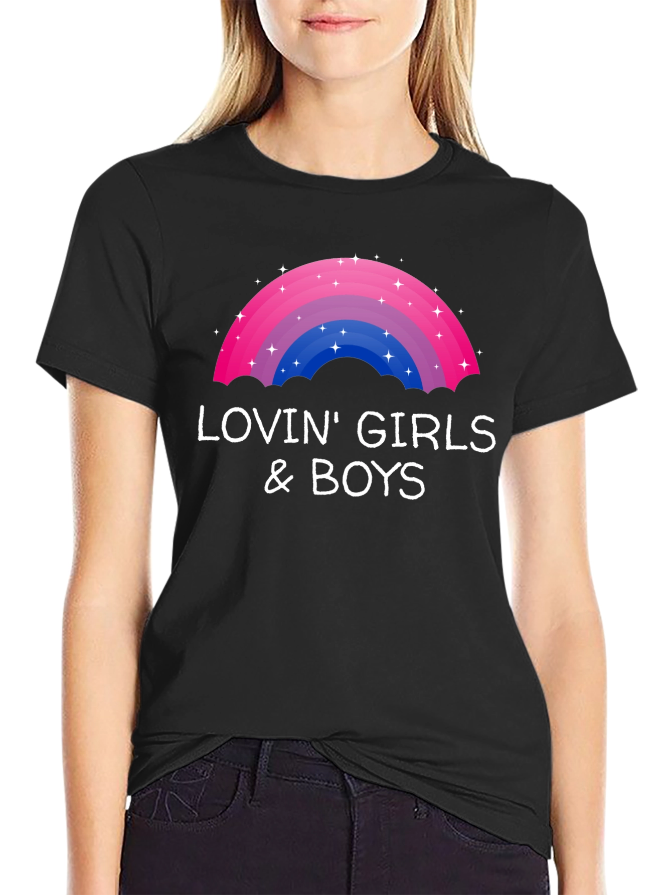 Lovin Girls & Boys Bisexual Pride T-Shirt