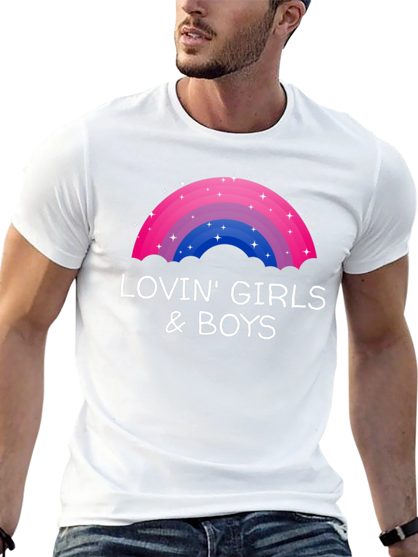 Lovin Girls & Boys Bisexual Pride T-Shirt
