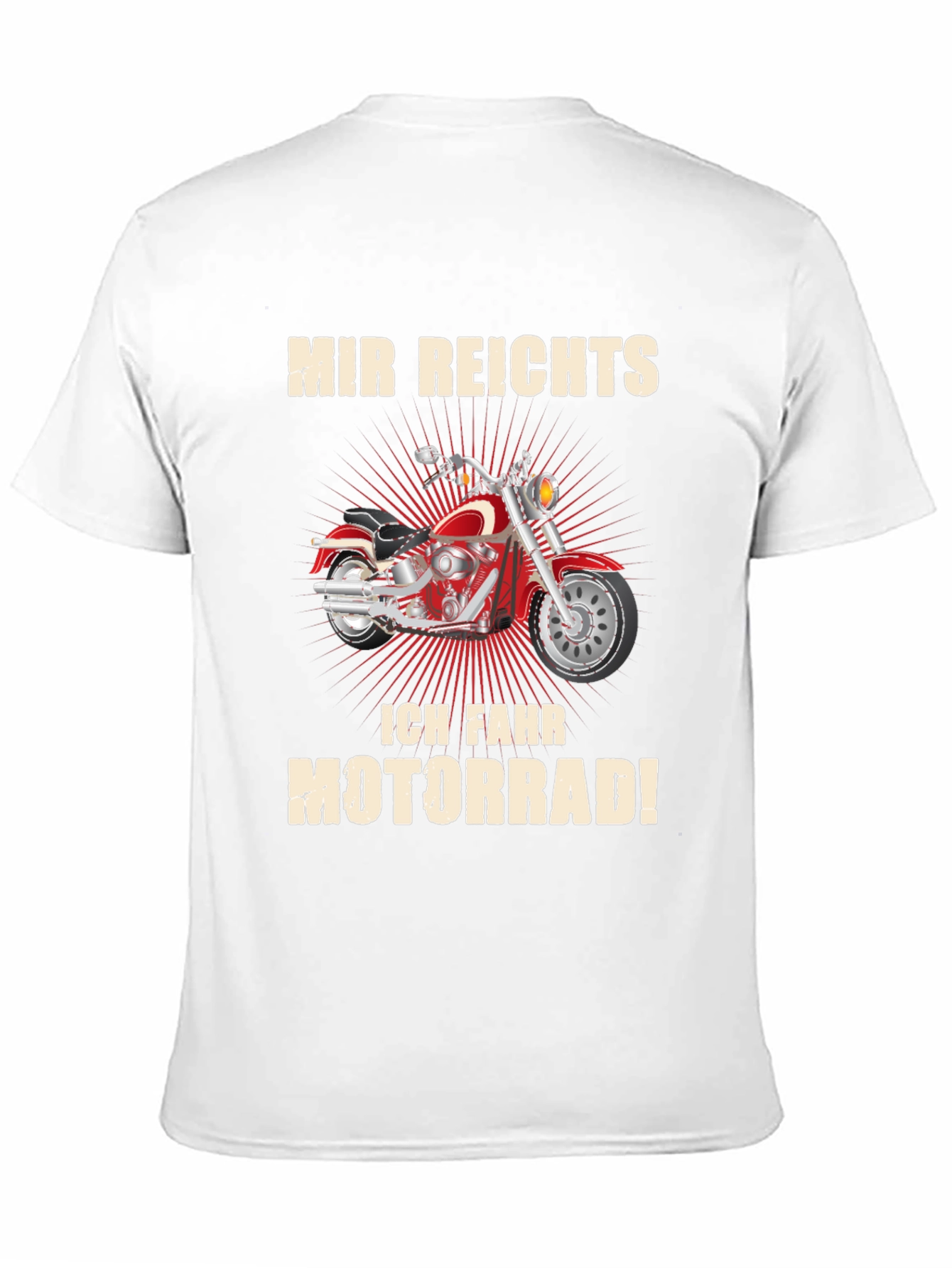 Mir Reichts Ich Fahr Motorrad Black T-Shirt