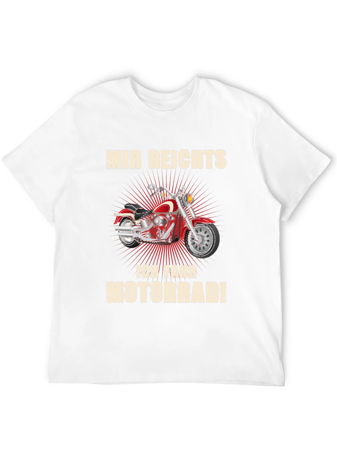Mir Reichts Ich Fahr Motorrad Black T-Shirt