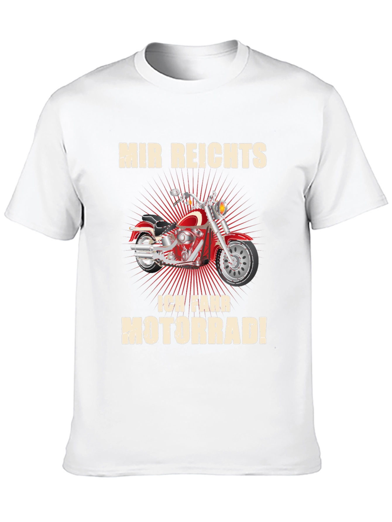 Mir Reichts Ich Fahr Motorrad Black T-Shirt