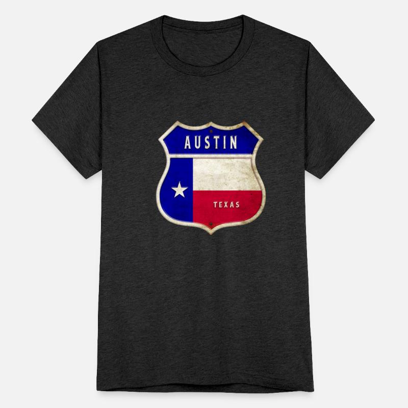 Austin Texas crest flags design