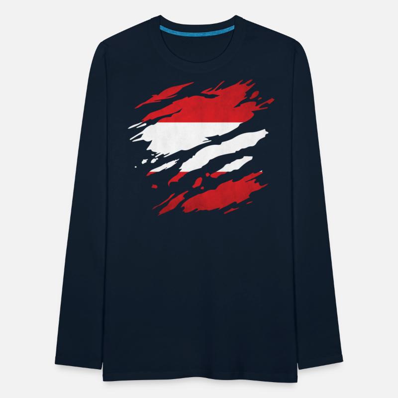 Austria - national flag, scratches, cracks