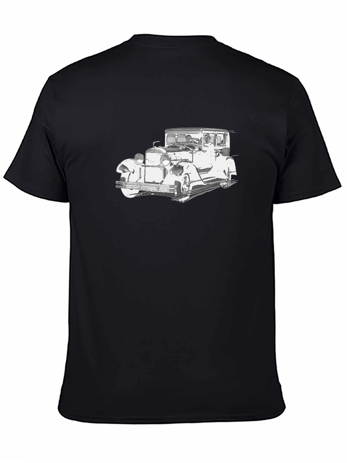 Classic Car Graphic Black T-Shirt