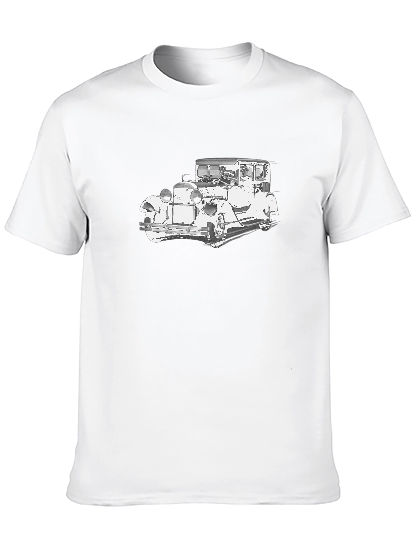 Classic Car Graphic Black T-Shirt