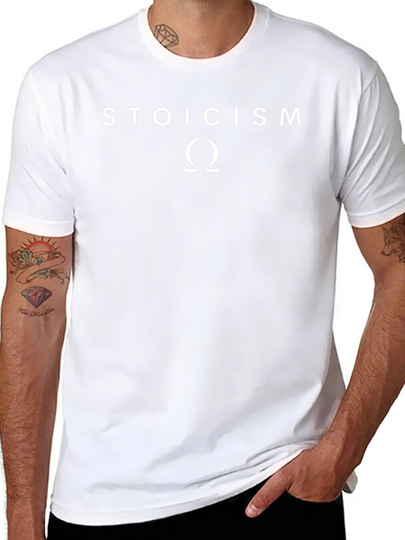 Stoicism Omega T-Shirt - Philosophy Apparel