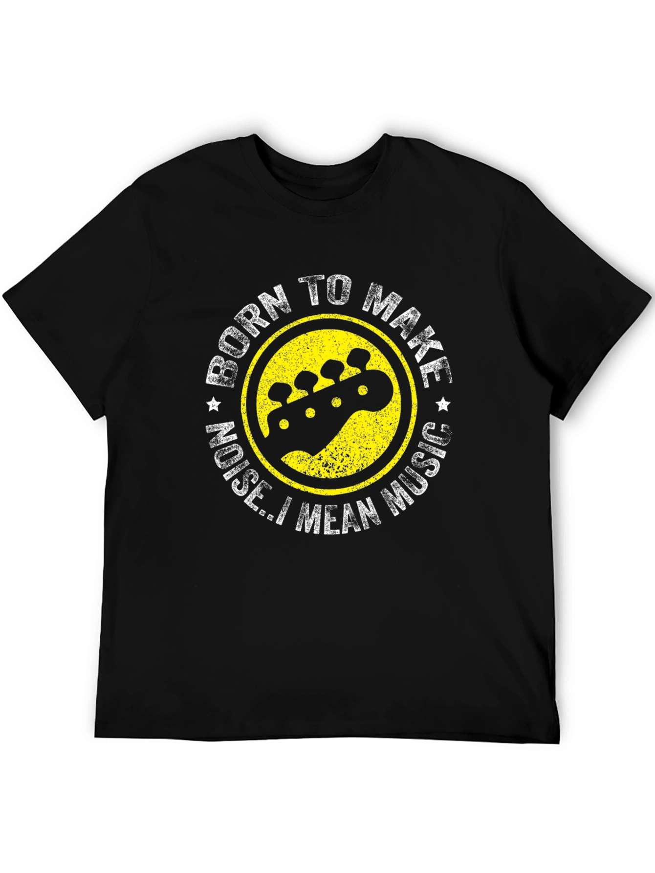 Born to Make Music Black Graphic T-Shirt