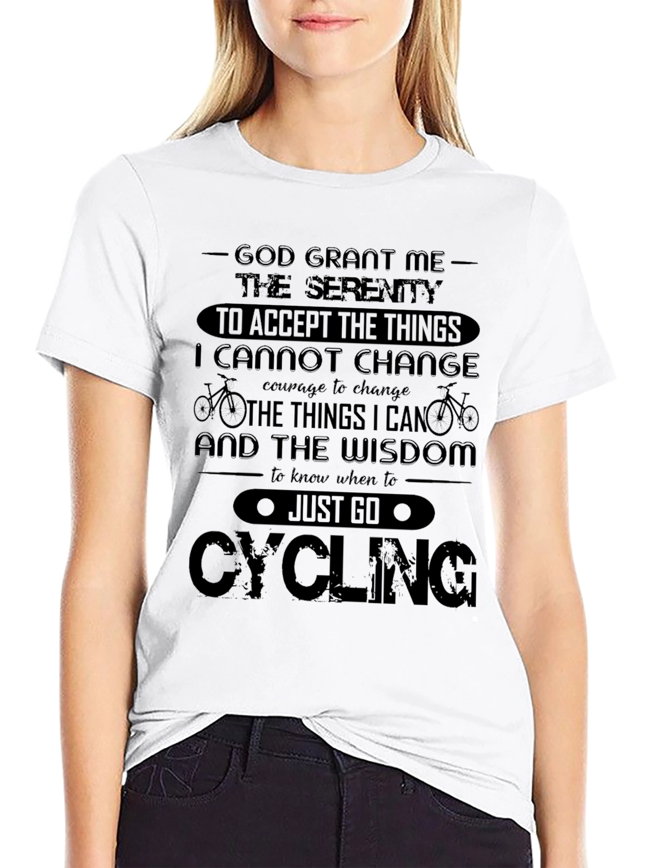 God Grant Me Serenity Cycling T-Shirt