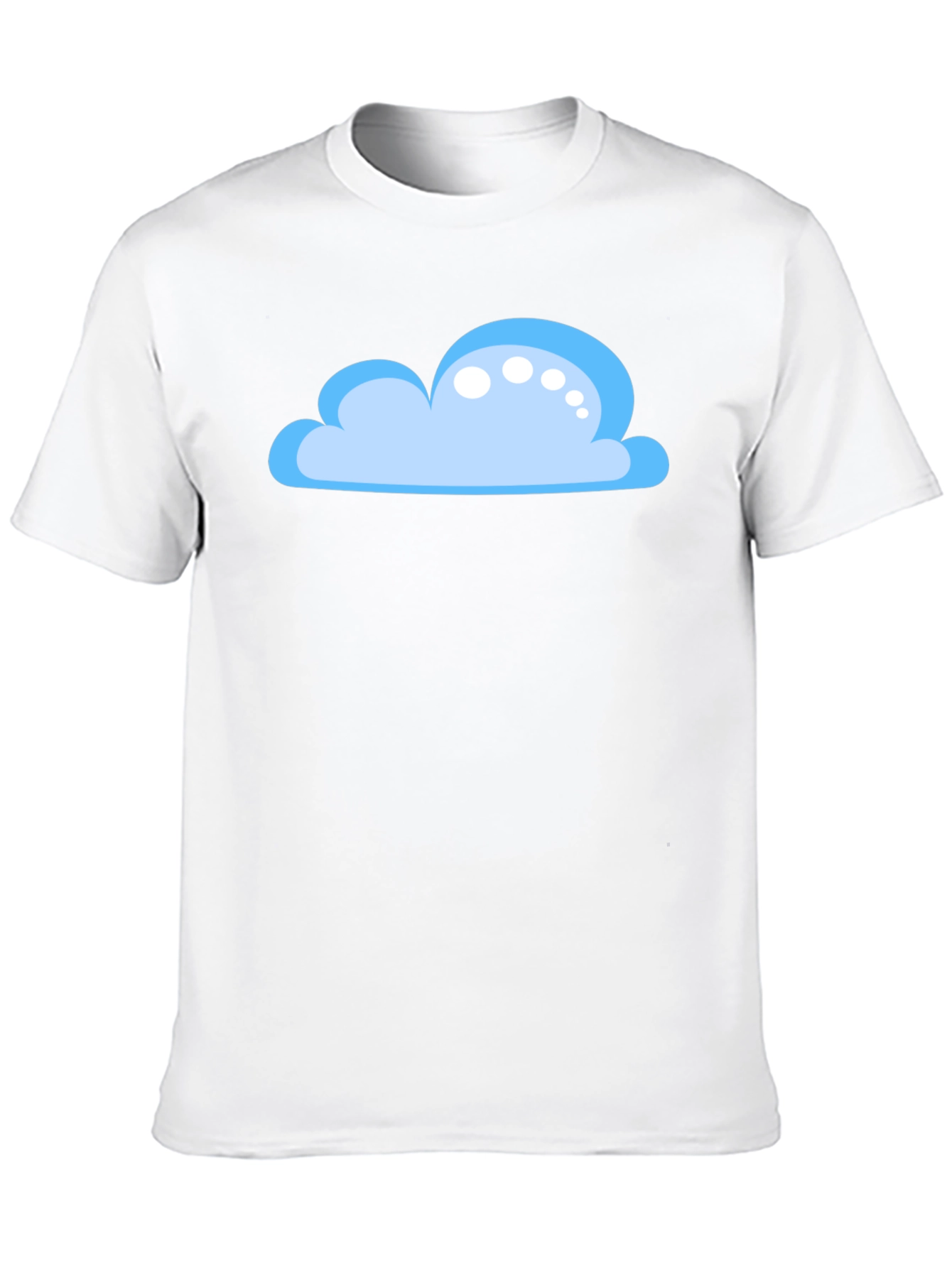 Cloud Graphic Black T-Shirt - Weather Lover Tee
