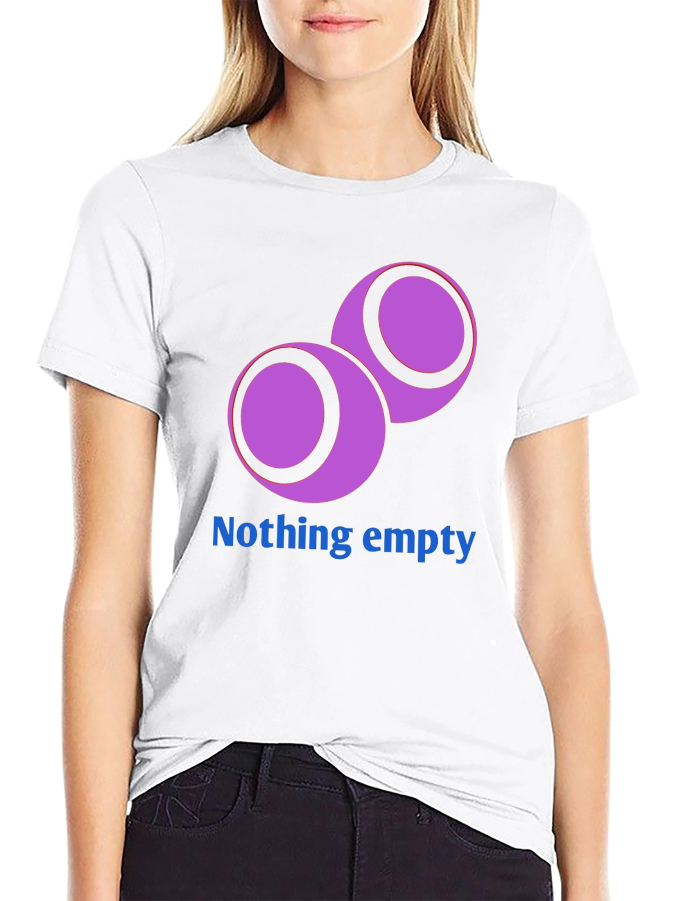 Unique Graphic Tee - Nothing Empty